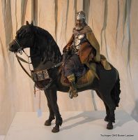 966 - Angela Tripi - Koenig auf schwarzem Pferd 1 - Re su cavallo nero_1